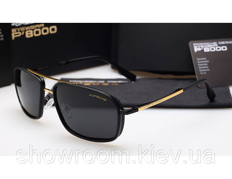 Сонцезахисні окуляри в стилі Porsche Design (85081) gold