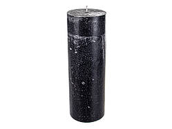 Свічка циліндрична, чорна 10,5х30 см