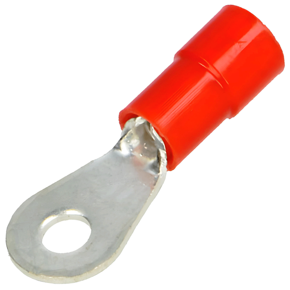 Клемa тип «О», метіз 3.7 мм на дріт 0.5-1.0 мм2, ізольована, фото 1