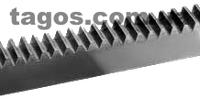 Рейка зубчатая М1,5 17х17х500