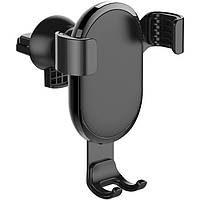 Тримач автомобільний ColorWay Metallic Gravity Holder Black (CW-CHG01-BK)