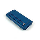 Жіночий шкіряний гаманець Mario Dion 8003C-BLU блакитний, фото 3