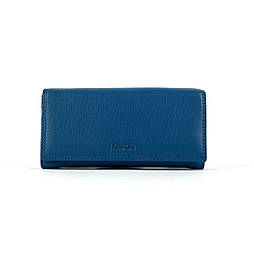 Жіночий шкіряний гаманець Mario Dion 8003C-BLU блакитний