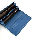 Жіночий шкіряний гаманець Mario Dion 8003C-BLU блакитний, фото 6