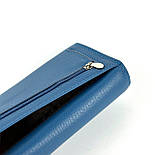 Жіночий шкіряний гаманець Mario Dion 8003C-BLU блакитний, фото 4
