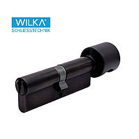 Цилиндр WILKA 1405 A S150 90мм 50х40Т (ключ-тумблер) чёрный язычок 3ключа