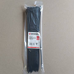 Хомут пластиковий 3,6x300 мм, (100 шт./паста), чорний INTERTOOL TC-3631