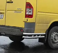 Задняя защита (углы двойние) для Mercedes Sprinter 1995-2000 нержавеющая сталь, 60/60 мм диаметр