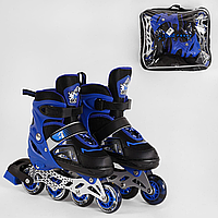 Ролики 65988-M (34-37) синие Best Roller колеса PU 208600