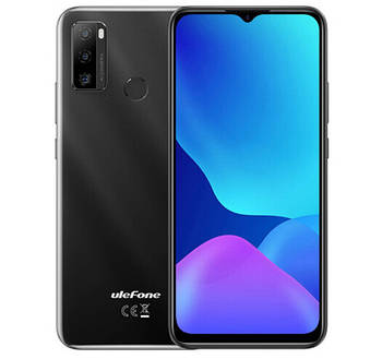 Смартфон Ulefone Note 10P 3/128 GB Black, 5500 mAh, 13+2+2/8Мп, 2sim, екран 6.52" IPS,4 ядра