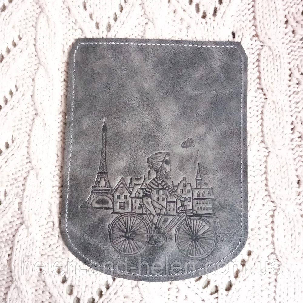 Клапан для рюкзака "Париж". Колір "Сірий"., фото 1