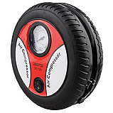 Автомобільний насос від прикурювача Air Compressor 260PSI червоний, фото 9