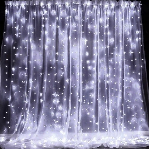 Світлодіодна Гірлянда Xmas Штора 7911 160-led M-9 2х2м білий