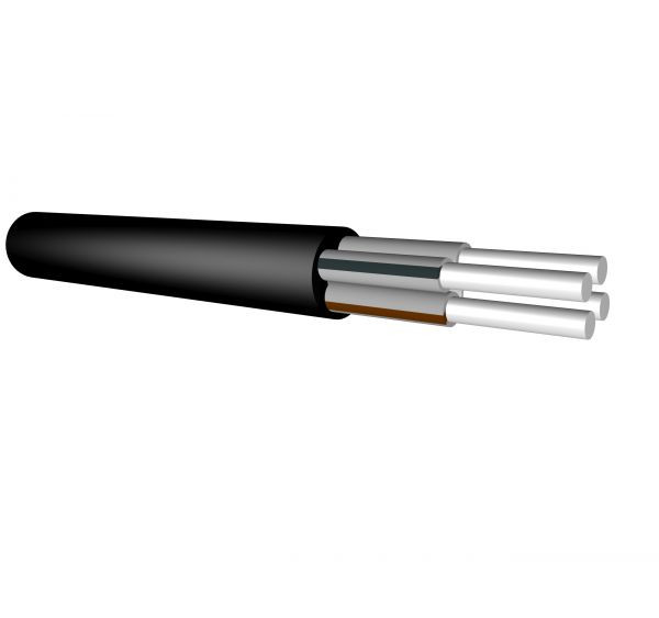 Кабель АВВГнг 4х4