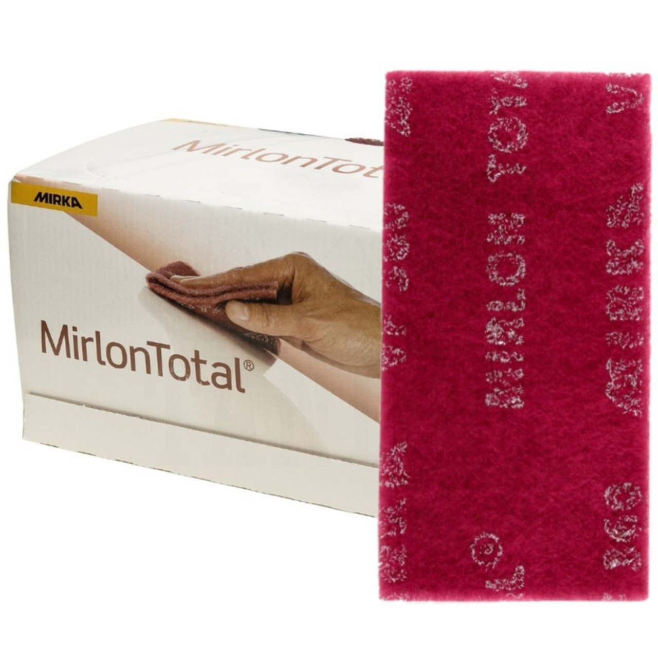 Матуючий лист повстяний Mirka Mirlon Total VF 360, 115 x 230 мм Червоний (P360)