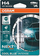 Галогенная автолампа Osram H4 Cool Blue Intense Next Gen 64193CBN 01B +100%