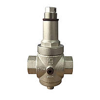 Редуктор 1 1/2" для зниження і стабілізації тиску води з виходом під манометр Itap Rinox