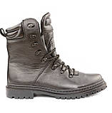 Зимові берці на мембрані чорні шкіряні "Bundes" для ДСНС, поліції, ЗСУ, агро підприємтв, лісівників та охорони. WOLF original, фото 2