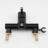 Змішувач з гігієнічною лійкою GAPPO G2003-6, чорний/хром, фото 5