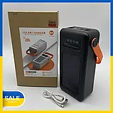 Power Bank на сонячній батареї ProTech 80000 mAh (реальна ємність) з екраном, ліхтариком, 4xUSB і кабелю 4в1, фото 5