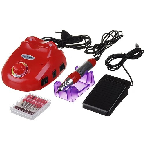 Фрезер для манікюру Nail Drill Pro ZS-603 65Вт. 45000об/хв. Червоний