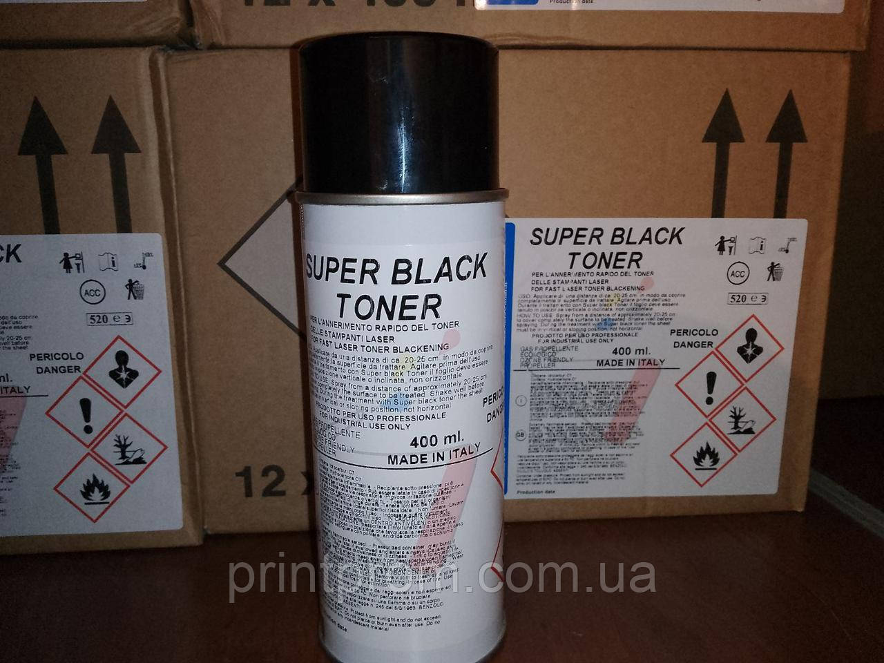 Зачорнювач тонера Super Black Toner (400мл), фото 1