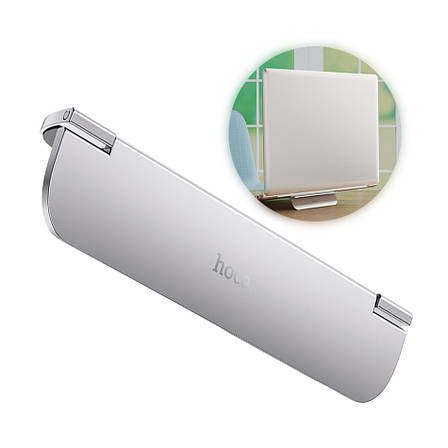 Підставка для ноутбука Hoco PH40 Metal folding portable Сріблястий (PH40), фото 2