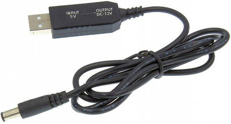 Перетворювач підвищуючий USB DC 5-12v 5,5x2,1 від Powerbank Код.58790, фото 2