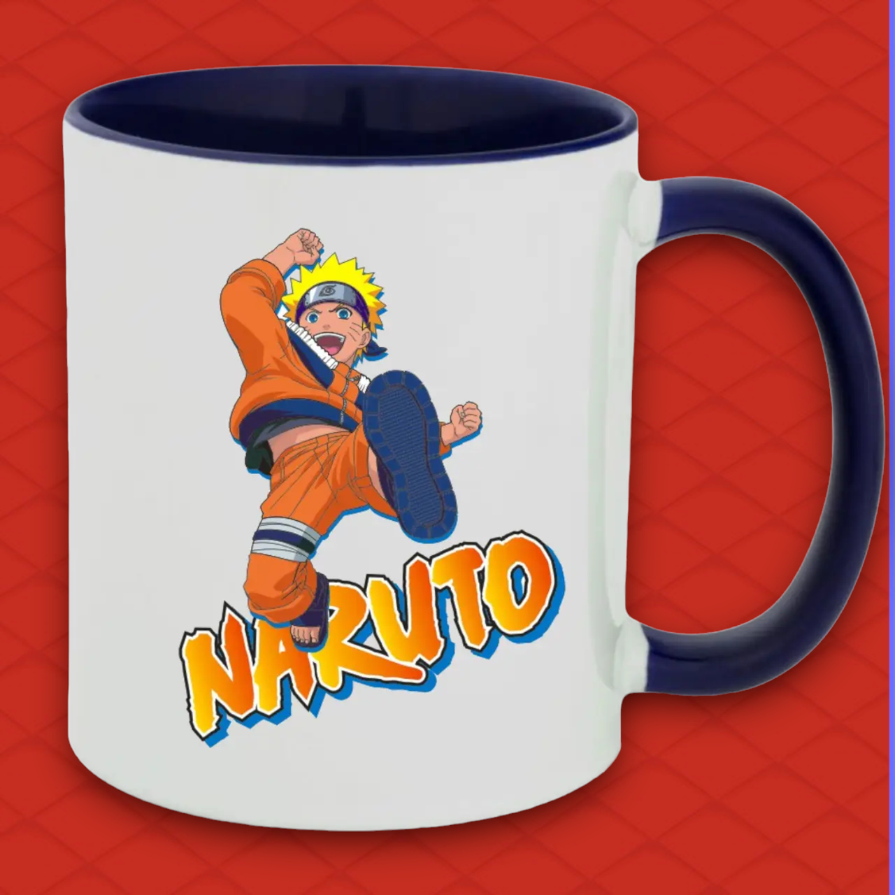 Кружка чашка Наруто Аніме Naruto Удзумаки один Біла