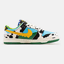 Кросівки Nike SB Dunk Low x Ben & Jerry’s / Найк СБ Данк Бен Джеріс Блакитні з Білим та Зеленим, фото 3