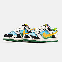 Кросівки Nike SB Dunk Low x Ben & Jerry’s / Найк СБ Данк Бен Джеріс Блакитні з Білим та Зеленим, фото 5