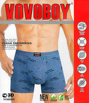 Труси чоловічі боксери бавовна з бамбуком Vovoboy, розміри XL-4XL, 990009