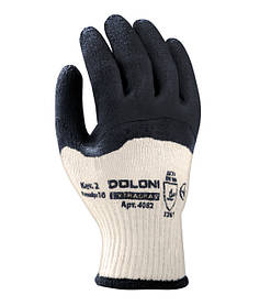 Doloni рукавички робочі трикотажні з латексним покриттям, розмір 10, Extragrab 4082