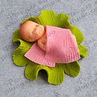 Цукрова прикраса для торта Малюк у капустині дівчинка