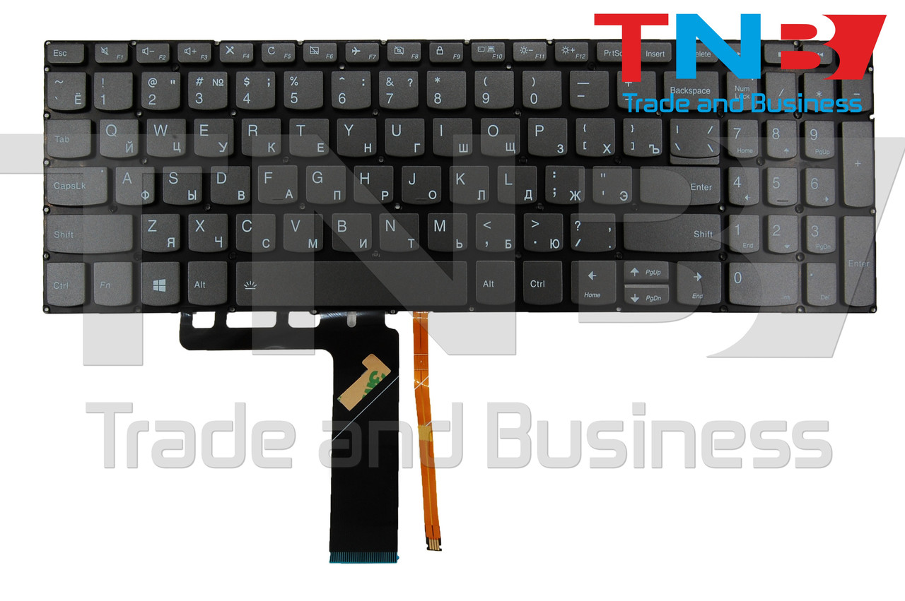 Клавіатура LENOVO IdeaPad 720S-15ISK 720S-15IKB V330-15IKB V330-15ISK СЕРАЯ RUUS ПОДСВЕТКА