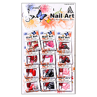 Накладные ногти цветные K·Nail Art Nail упаковка 12 шт № 01