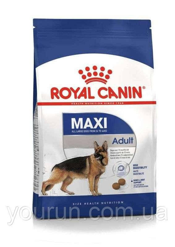 Royal Canin (Роял Канін) Maxi Adult для дорослих собак великих розмірів від 15 місяців до 5 років 15 + 3 кг