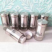 Ємність для спецій A-PLUS (600-3) ⁇ Баночка для солі, перцю 4,5*11 см ⁇ Набір баночок для спецій ⁇