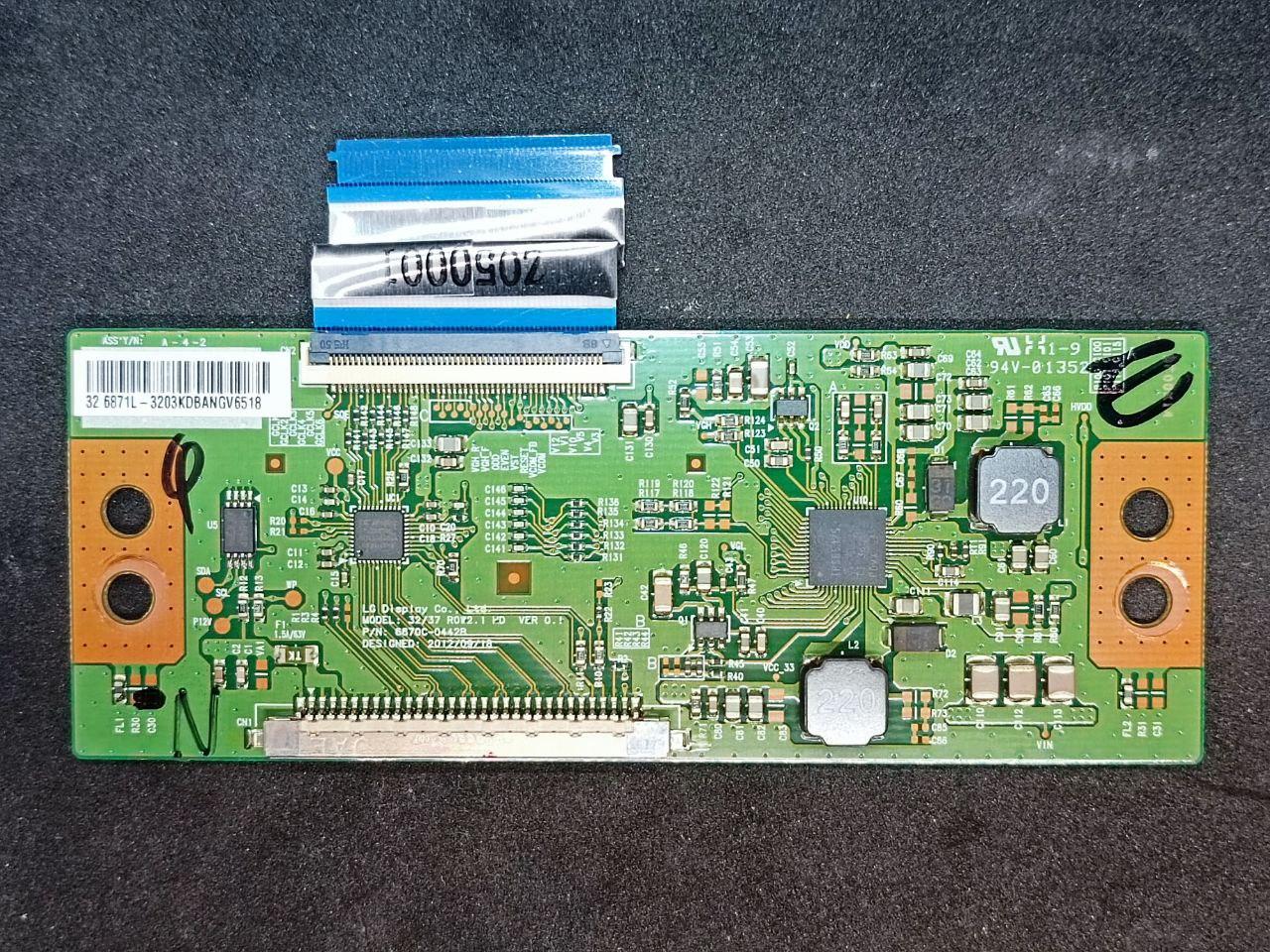 Плата T-con 32/37 ROW2.1 HD VER0.1, 6870C-0442B для телевізора Philips 32PHT4109/12