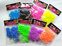 Резиночки для плетения браслетов в пакетиках