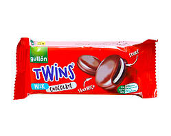 Печиво сендвіч шоколадне в молочному шоколаді GULLON Twins Milk Chocolate, 42 г (8410376028423)
