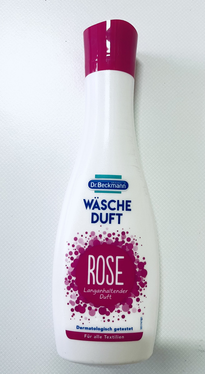 Ароматизатор для сушильної та пральної машини Dr. Beckmann Wasche Duft Rose, 250 мл