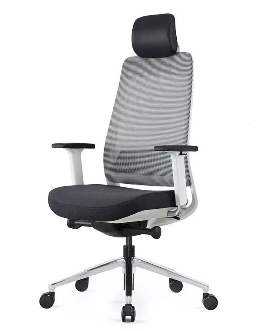 Крісло комп'ютерне Enrandnepr FILO-A1 WHITE grey+black