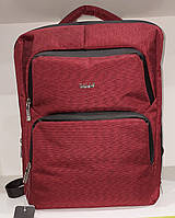 Рюкзак для мальчика подростковый мужской городской красный для документов А4 с ручкой 38х31х16 см Dolly 304