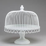 Підставка для торта металева біла (29*30 см) (006ST) Elisey