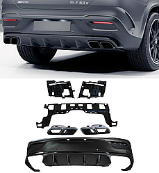 Дифузор Mercedes GLE Coupe C167 тюнінг обвіс AMG 63