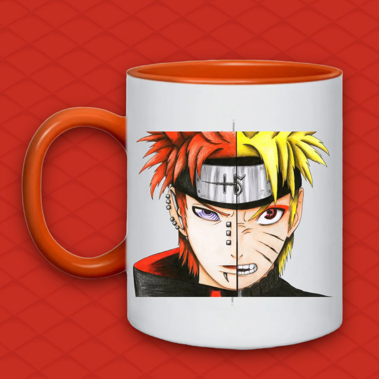 Кружка Чашка Наруто Аніме Naruto Біла