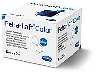 Бинт когезивний фиксирующий Peha-haft® Color синий 6 см x 20 м 1шт