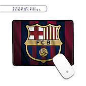 Килимок для мишки з оверлоком комп'ютерний барсу, комп'ютерний килимок з принтом