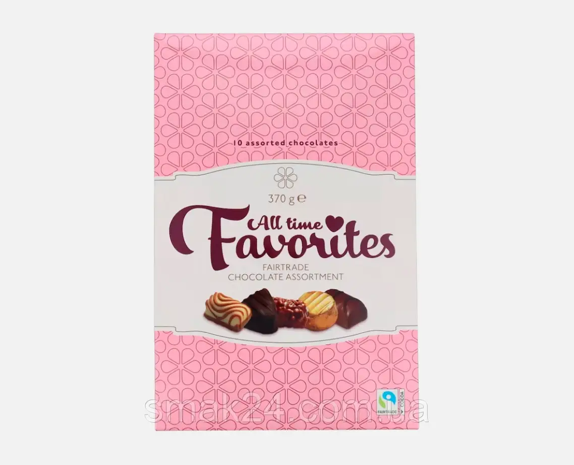Шоколадные конфеты Ассорти All Time Favorites Fairtade 370г Нидерланды